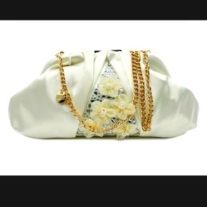 Badgley Mischka large luxurious Clutch Purse